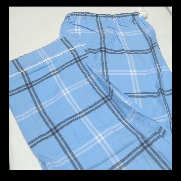 NEW! Women's Plaid Flannel 2pc Pajama Set, Blue - Wondershop Holiday - Picture 11 of 16